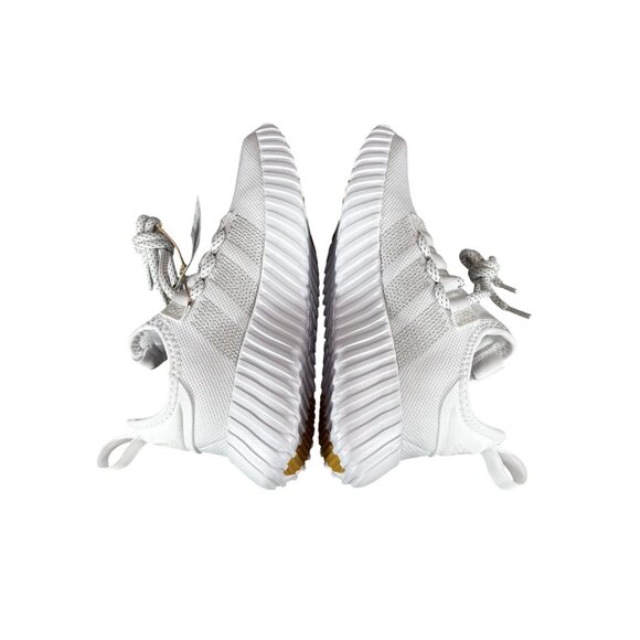 Kaptir Flow Lightweight Mesh Athletic Sneakers In All White Sportswear Design - Picture 8 of 11